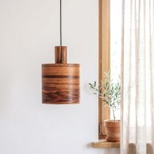 Barrel Mango - Handmade Wooden Pendant Light