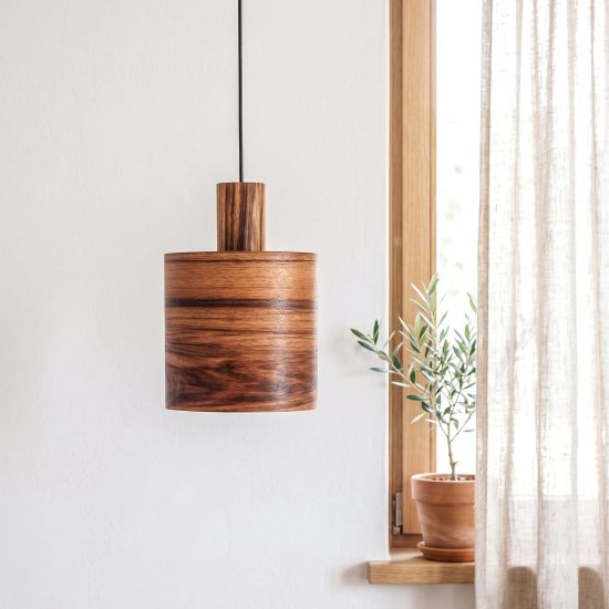 Barrel Mango - Handmade Wooden Pendant Light