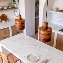 Barrel Mango - Handmade Wooden Pendant Light
