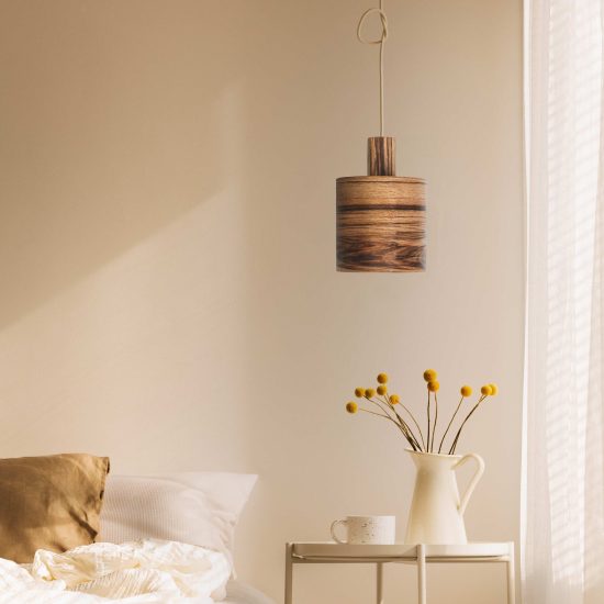 Barrel Mango - Handmade Wooden Pendant Light