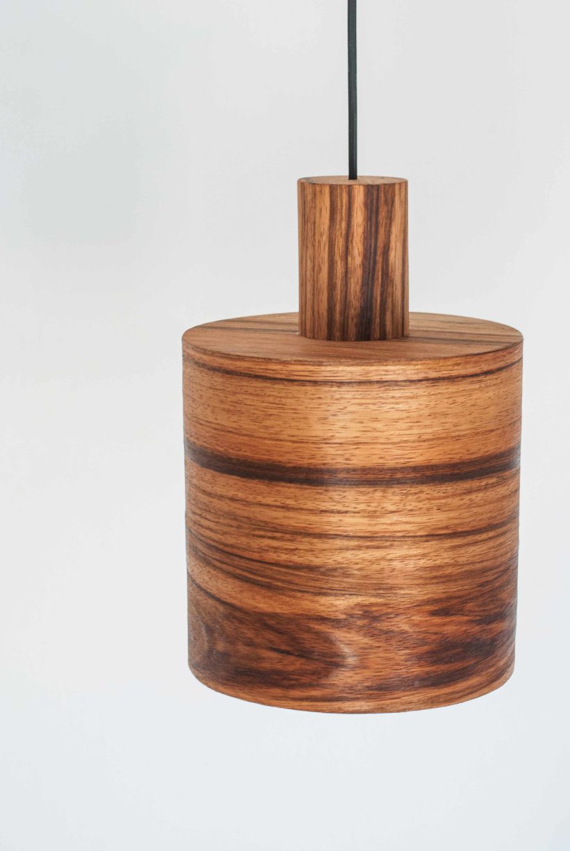 Barrel Mango - Handmade Wooden Pendant Light