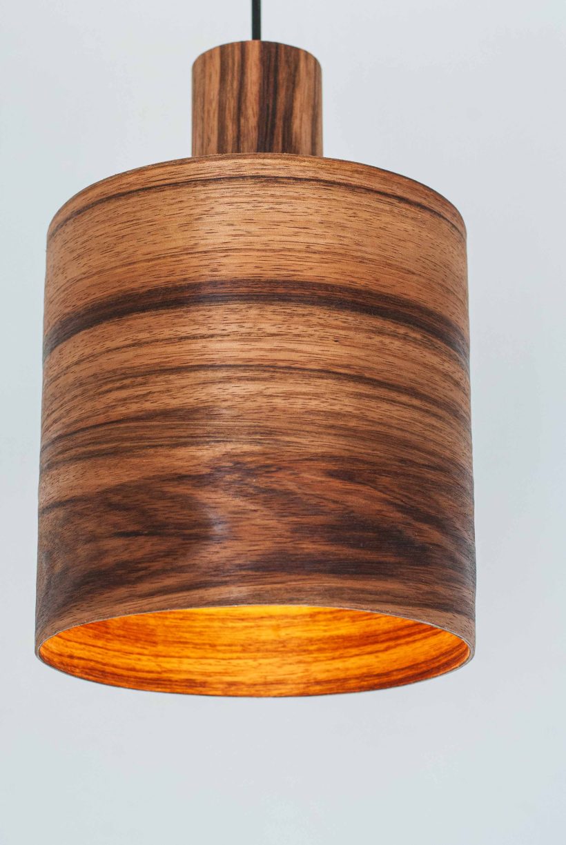 Barrel Mango - Handmade Wooden Pendant Light