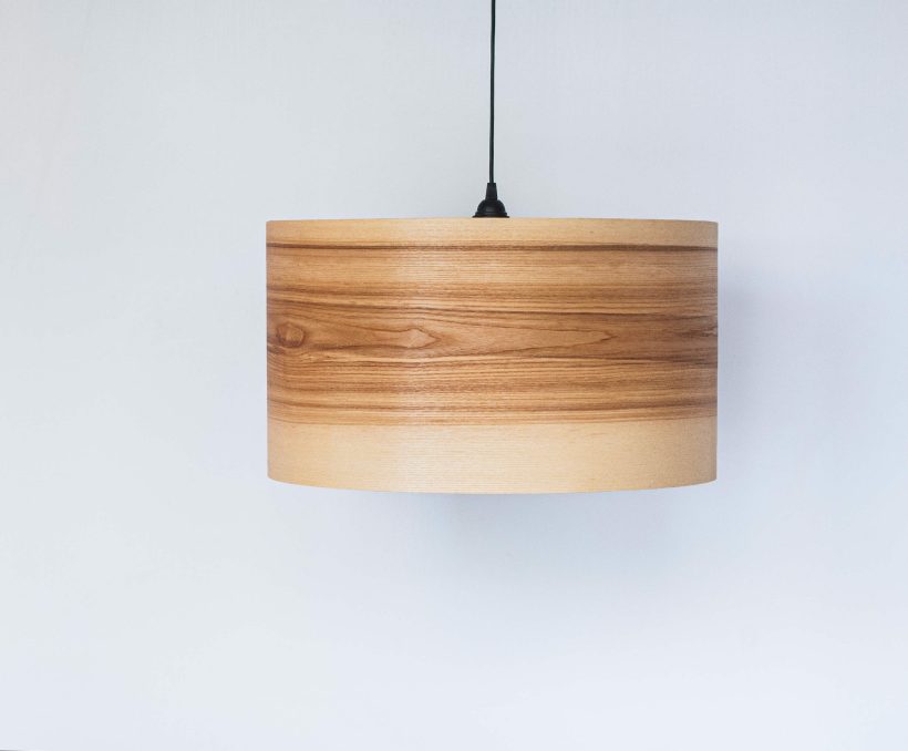 Spiral Olivie- Handmade Wooden Ceiling Light