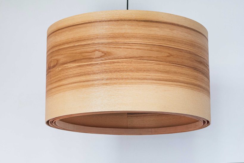 Spiral Olivie- Handmade Wooden Ceiling Light