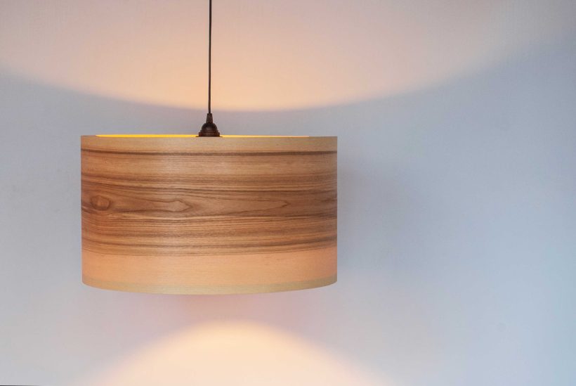 Spiral Olivie- Handmade Wooden Ceiling Light