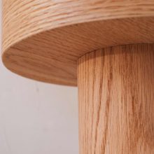 Handmade Wooden Table Lamp "Barrel II Oak"