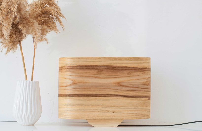 Wagon Olivie - Handmade Wooden Table Lamp