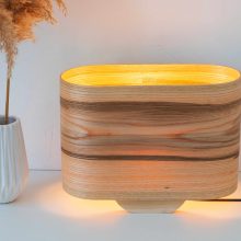 Wagon Olivie - Handmade Wooden Table Lamp