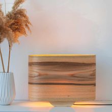 Wagon Olivie - Handmade Wooden Table Lamp