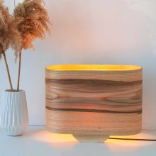 Wagon Olivie - Handmade Wooden Table Lamp