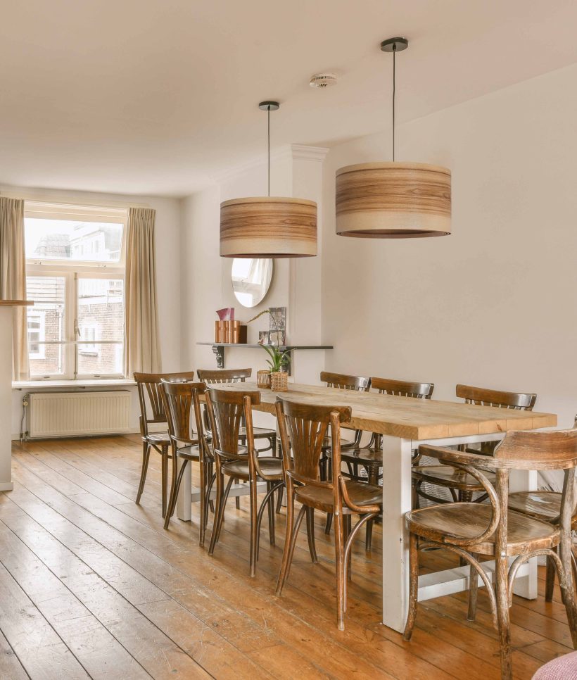 Spiral Olivie- Handmade Wooden Ceiling Light