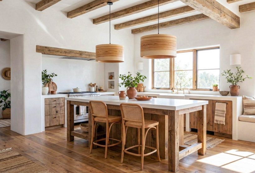 Spiral Olivie- Handmade Wooden Ceiling Light