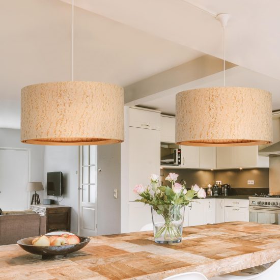 Spiral Pommele - Handmade Wooden Ceiling Light