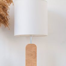 Χειροποίητο Ξύλινο Επιτραπέζιο Φωτιστικό " Motif Wood 3"